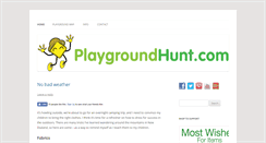 Desktop Screenshot of playgroundhunt.com